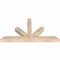 Ekena Millwork Saratoga Smooth Timber Gable Bracket, Douglas Fir, 48"W x 26"H x 3 1/2"D x 3 1/2"F, 13/12 Pitch GBW048X26X0404SAR00SDF - alternate 2